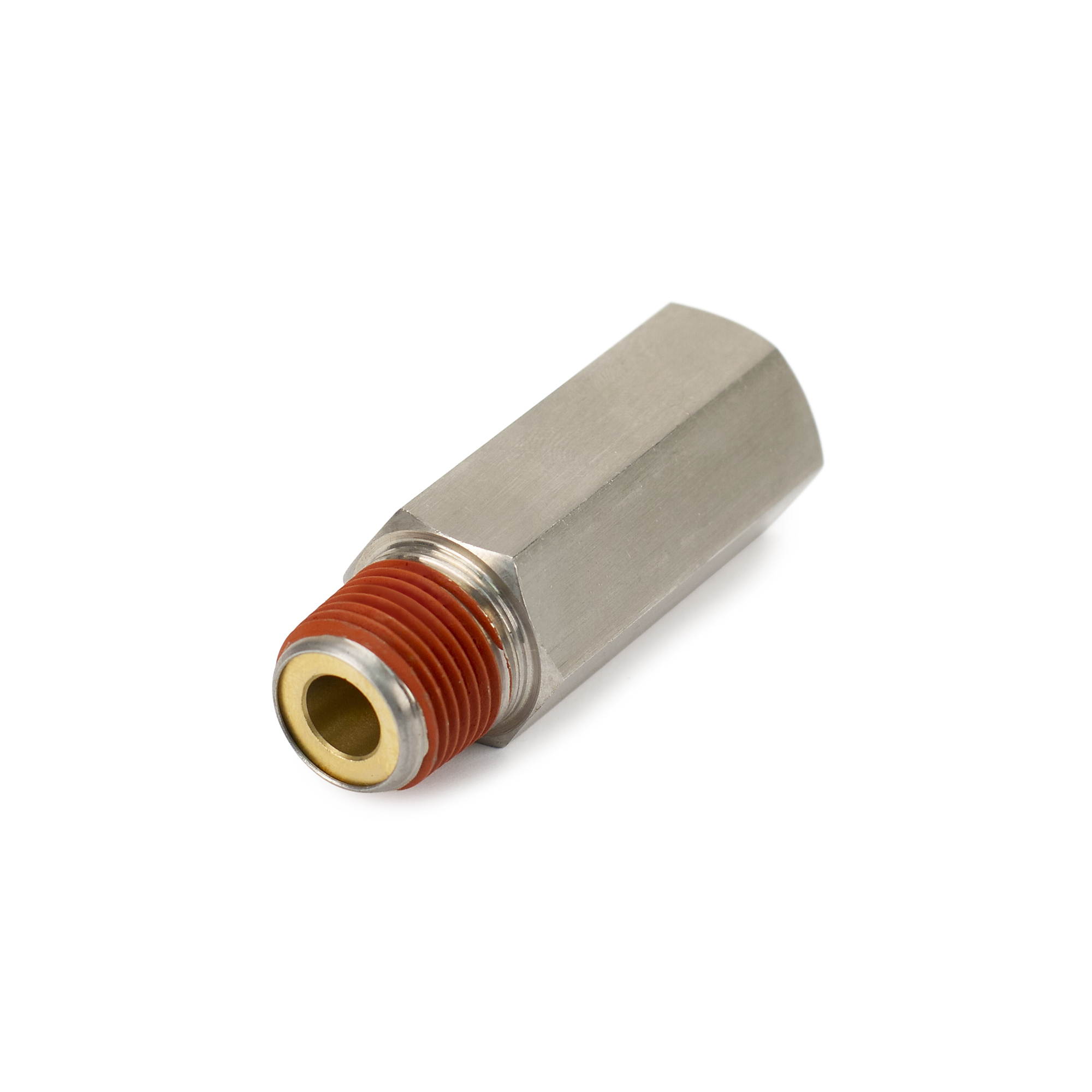 Viair Check Valve - 3/8in. NPT (F) to 3/8in. NPT (M), Pre-Treated with Thread Sealant, Model# 92833